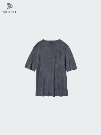 3D Knit merino-gensere for kvinner | Halv erme