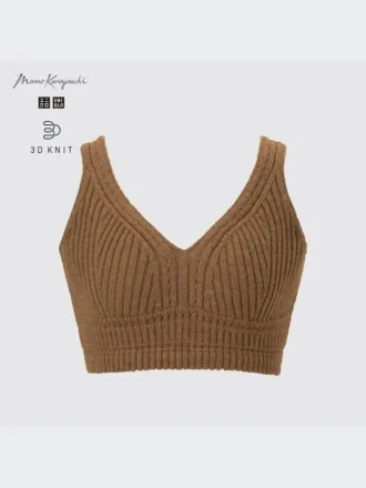3D Knit ribbet Bh-er for kvinner