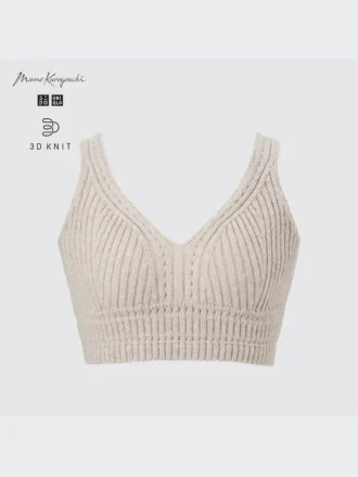 3D Knit ribbet Bh-er for kvinner