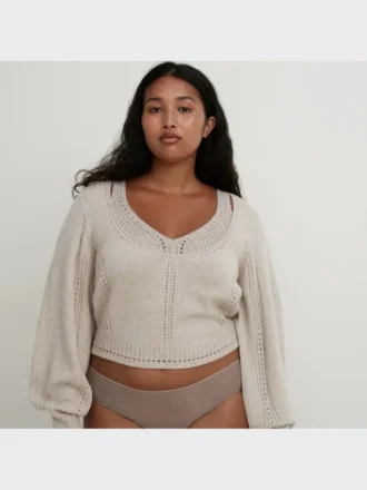 3D Knit ribbet Bh-er for kvinner