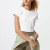 AIRism Soft Cropped T-skjorte for kvinner