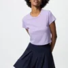 AIRism Soft Cropped T-skjorte for kvinner