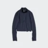 AIRism Soft Half-Zip T-skjorte for kvinner