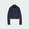 AIRism Soft Half-Zip T-skjorte for kvinner