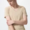 AIRism T-skjorte for menn | V-hals