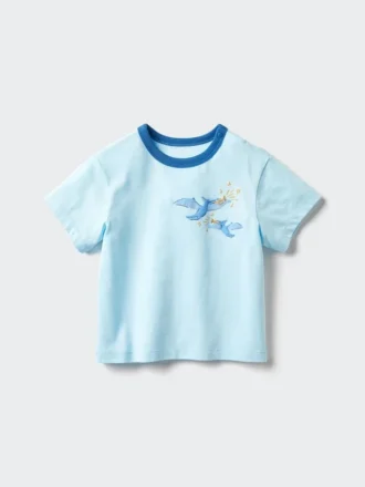 Baby Baby AIRism bomulls-T-skjorte | Dinosaur