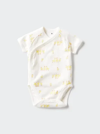 Baby Baby kortærmet Body | Åpen front | Trykt