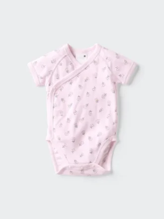 Baby Baby kortærmet Body | Åpen front | Trykt