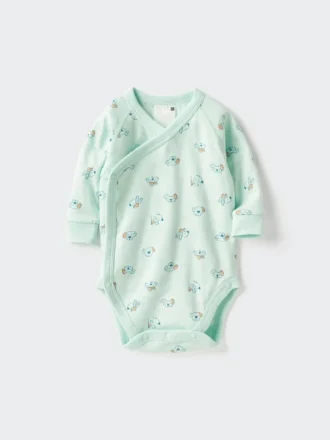 Baby Baby langermede bodyer | Trykt | Åpen front