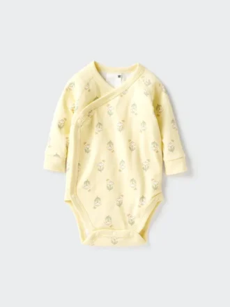 Baby Baby langermede bodyer | Trykt | Åpen front