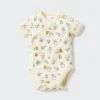 Baby Baby the Picture Book Collection Bodyer med korte ermer | Åpen front | Koguma-Chan