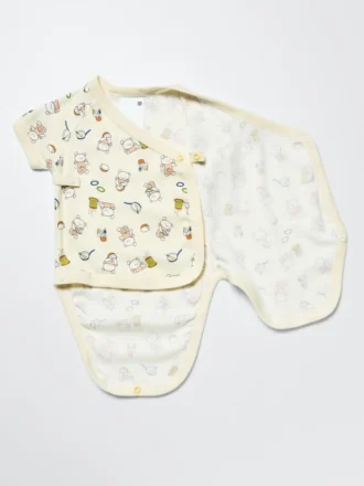 Baby Baby the Picture Book Collection Bodyer med korte ermer | Åpen front | Koguma-Chan