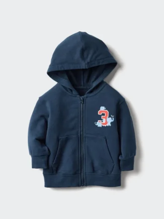 Baby Baby Ultra Stretch Sweat Full-Zip Hettegensere