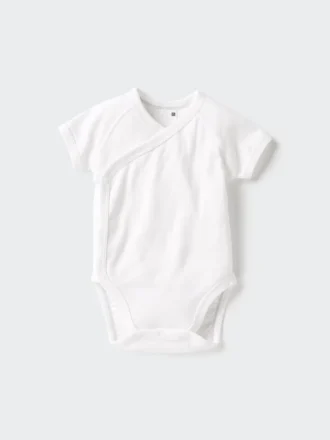 Baby Bodyer med korte ermer | Åpen front