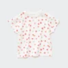 Baby Dry T-skjorte med rund hals og korte ermer