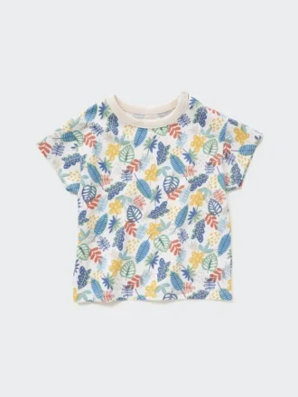 Baby Dry T-skjorte med rund hals og korte ermer