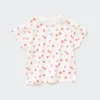 Baby Dry T-skjorte med rund hals og korte ermer