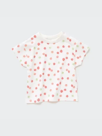 Baby Dry T-skjorte med rund hals og korte ermer
