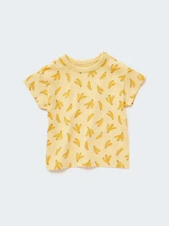 Baby Dry T-skjorte med rund hals og korte ermer
