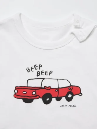 Baby Jason Polan UT grafisk T-skjorte
