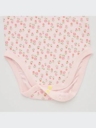 Baby Joy of Print kortærmet Bodyer (blomst)