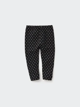 Baby tights i full lengde (prikkete)