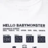 Babymonster Ut kort T-skjorte med grafisk trykk for kvinner