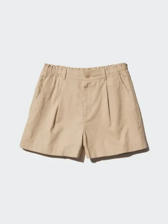 Barneshorts i lin og bomull