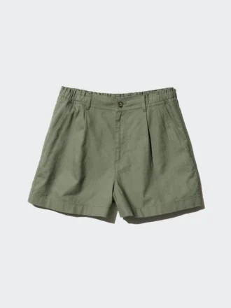 Barneshorts i lin og bomull