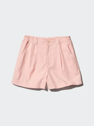 Barneshorts i lin og bomull