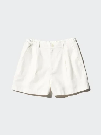 Barneshorts i lin og bomull