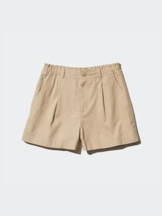 Barneshorts i lin og bomull