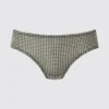 Bikinitruser med middels høy livhøyde for kvinner | Gingham