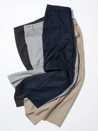 Bred jersey-bukser for damer