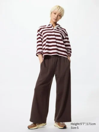 Bred joggebukse for kvinner