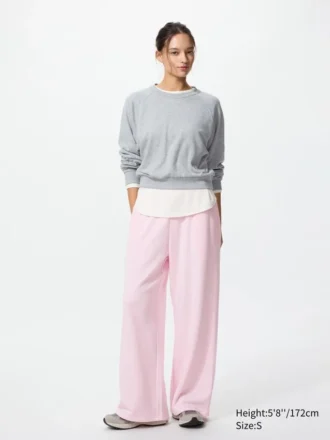Bred joggebukse for kvinner