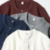 Cardigan med bølgekant for kvinner