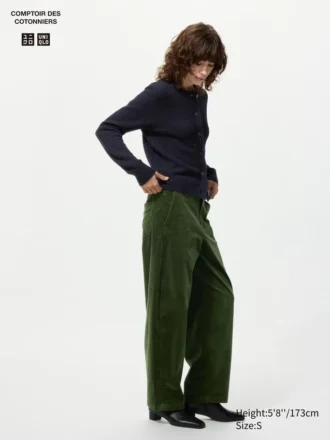 Corduroy-bukser for kvinner