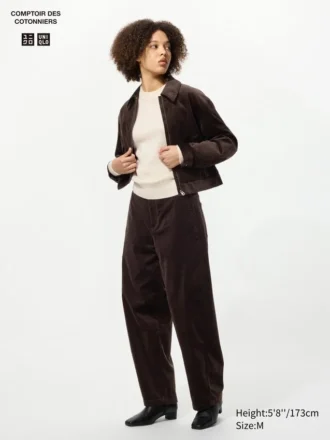 Corduroy-bukser for kvinner