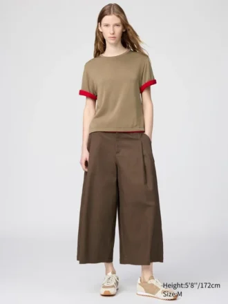 Culottes i bomull for damer