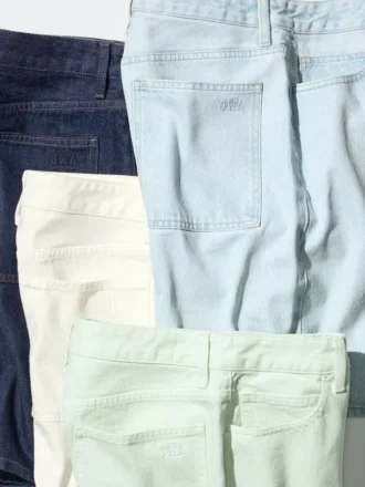Denim-halvbukser for kvinner