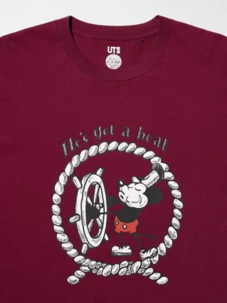 Disney Art UT grafisk T-skjorte for menn | Steamboat Willie