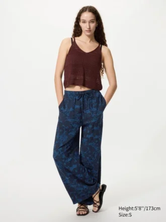 Drape Easy-bukser for kvinner | Blomst