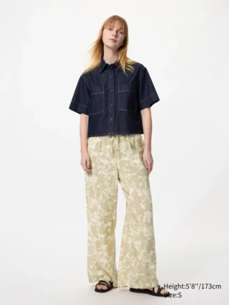 Drape Easy-bukser for kvinner | Blomst
