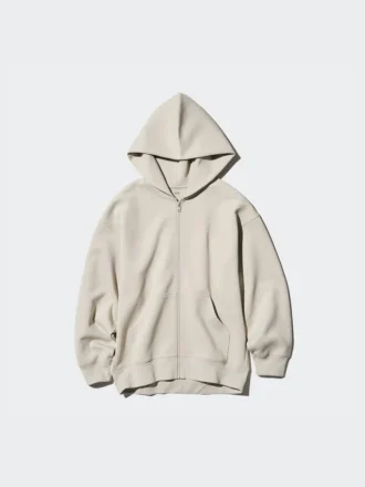 Dry Sweat Relaxed Full-Zip Hettegenser for kvinner