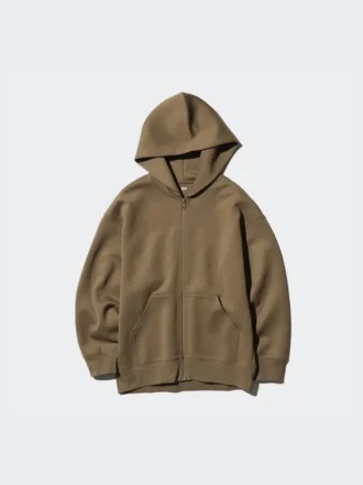 Dry Sweat Relaxed Full-Zip Hettegenser for kvinner