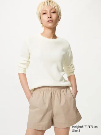 Easy shorts i bomull for damer