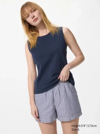 Easy-shorts i bomull for damer | Stripe