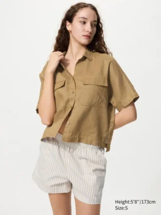 Easy-shorts i bomull for damer | Stripe