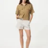 Easy-shorts i bomull for damer | Stripe